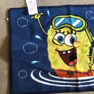 SpongeBob SquarePants Kids Bath Mat - Yellow & Navy